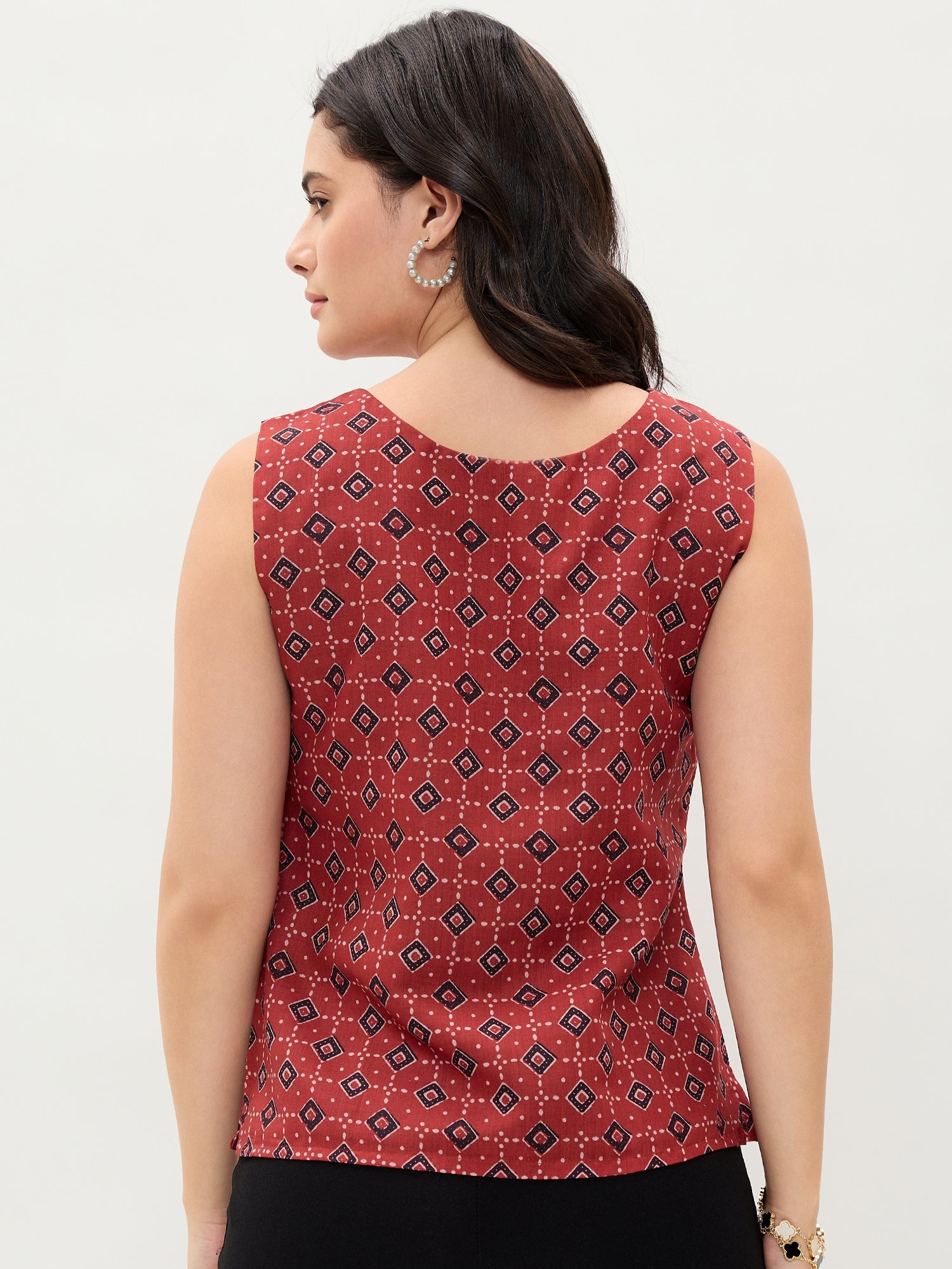 Indie Floral Printed Vest Top