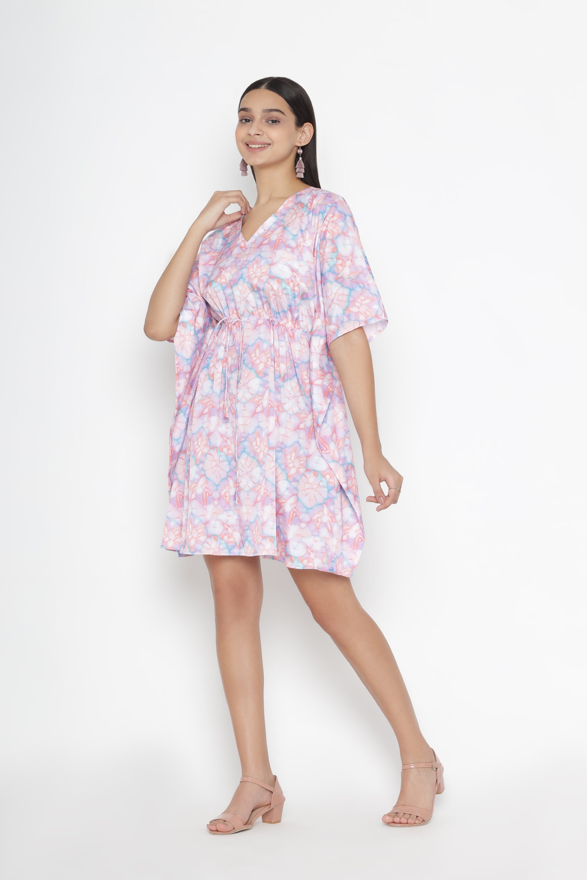 Purple Floral A-Line Dress  From Octics At Rs  | OCTICS