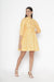 Yellow Floral A-Line Dress Choose Your Perfect Size | OCTICS