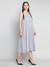 Buy Blue Flower Printedf relex Fit Maxi Dress For Women | OCTICS
