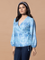 Buy Blue White And Knot Rob Style Top At Best Price | OCTICS